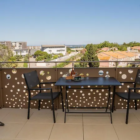 Daire 2pers, Terrasse Et Parking Sète